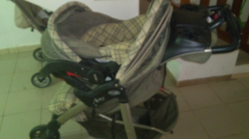POUSSETTE BB BEBE DE MARQUE EVENTFLO + SIEGE ENFANT